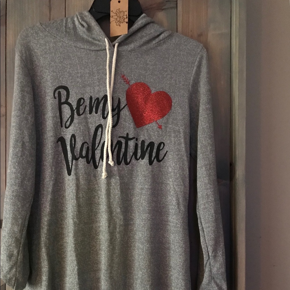 Valentine tunic hoodie